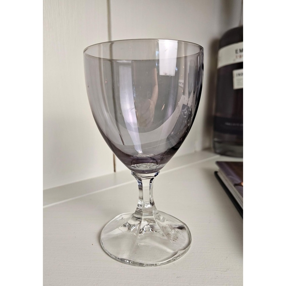 Vintage Neckar Iridescent Smoke Wine Glasses by Schott-Zwiesel Set of 4 | MCM - Picture 5 of 5